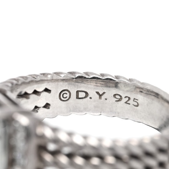 💯David Yurman Wheaton 10x8mm Prasiolite size 6 - Picture 11 of 16